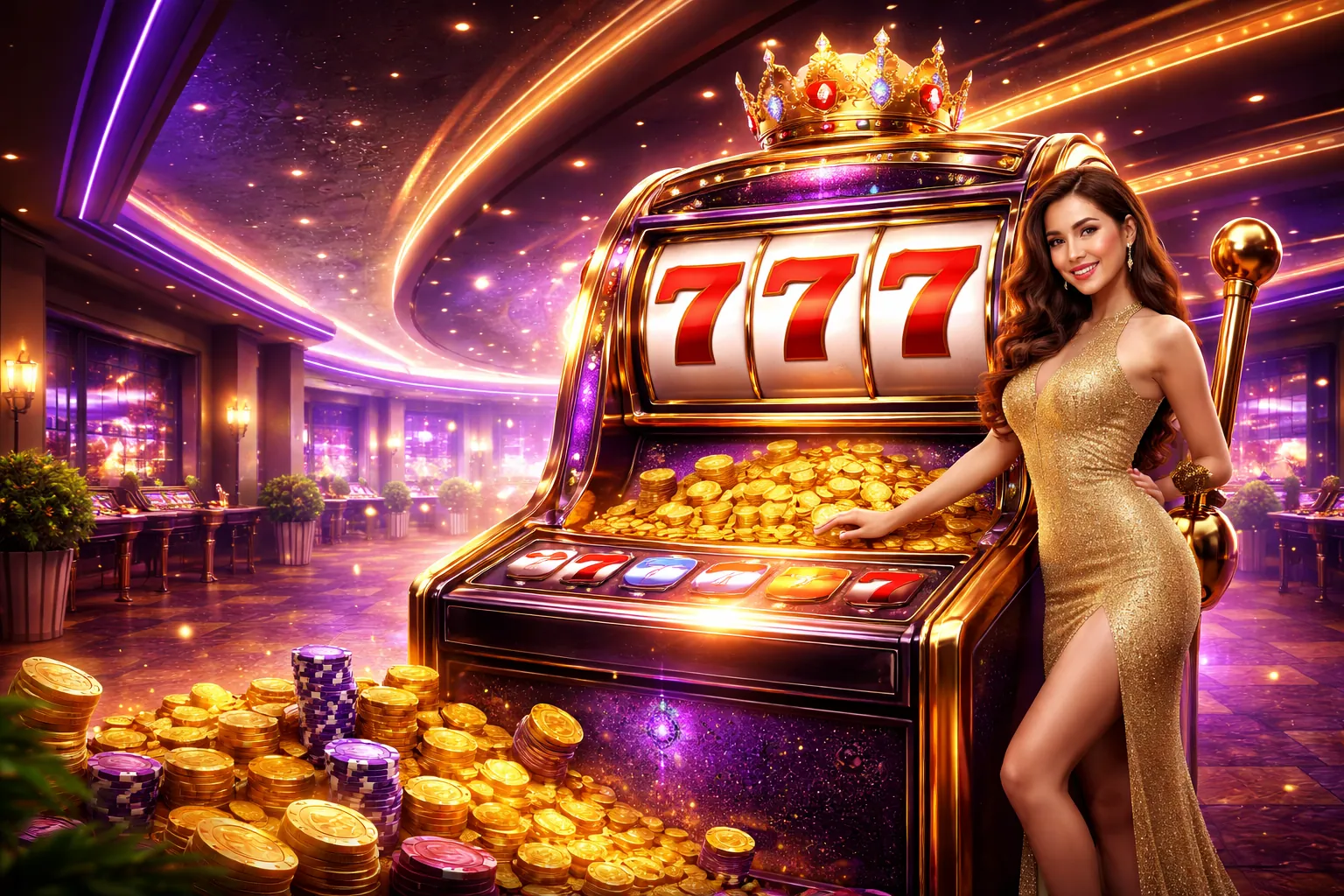 Hình ảnh slot game 123b khuyến mãi với tỷ lệ thắng cao và ưu đãi hấp dẫn
